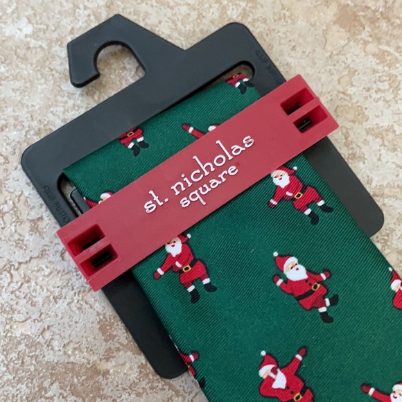 St. Nicholas Square Santa Christmas Holiday Party Tie - Picture 3 of 16